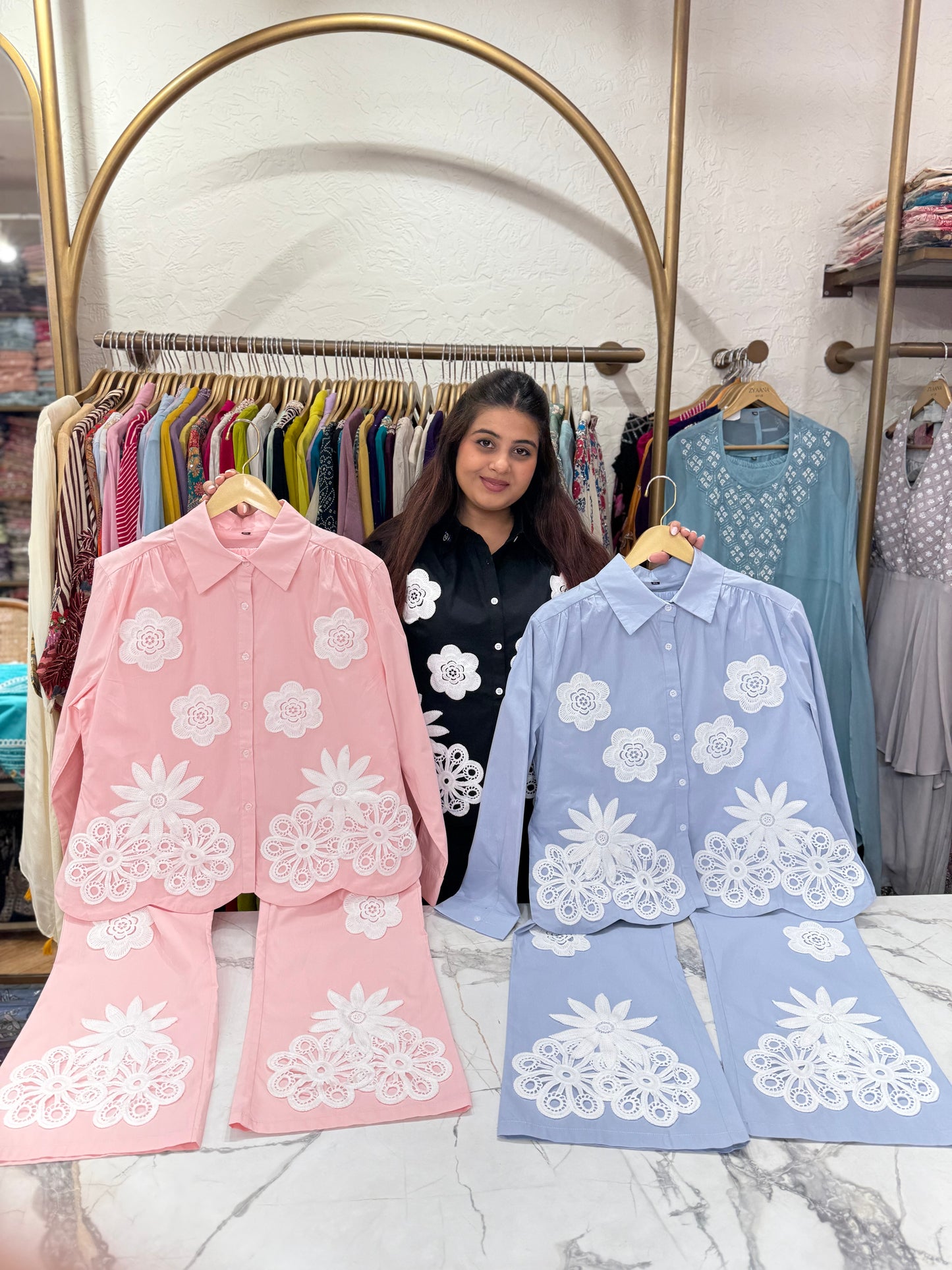 Nutan-Summer Cord Set
