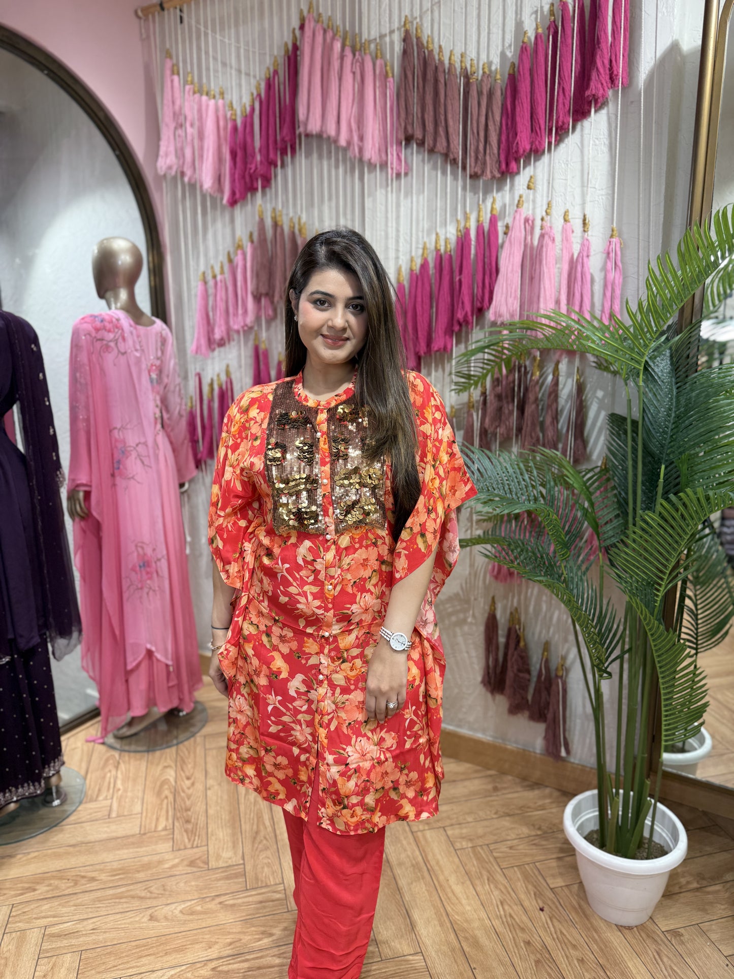 Mahogany-Kaftan-Set