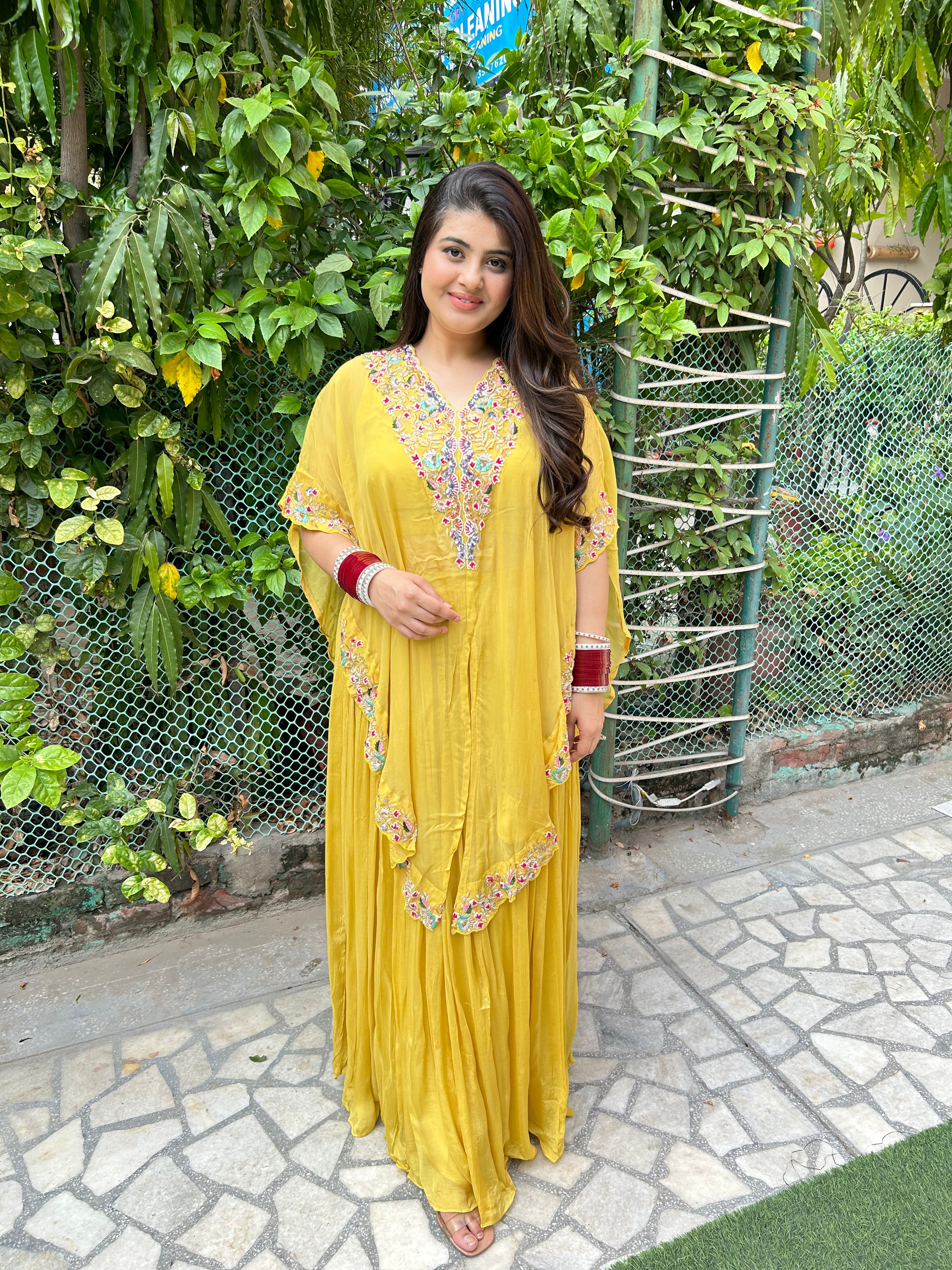 Disha-Indowestern Cape Set